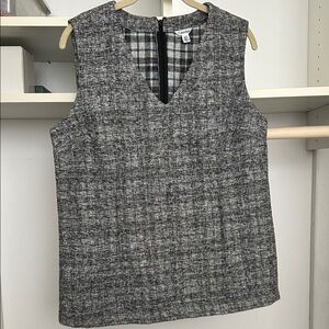 Calvin Klein Black and Gray Sleeveless vest top